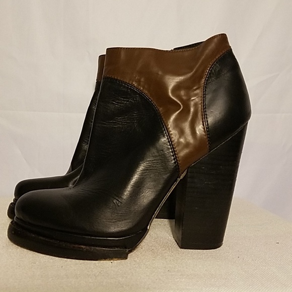 Aldo Two Tone Platform Booties Size 8.5 - Picture 3 of 8